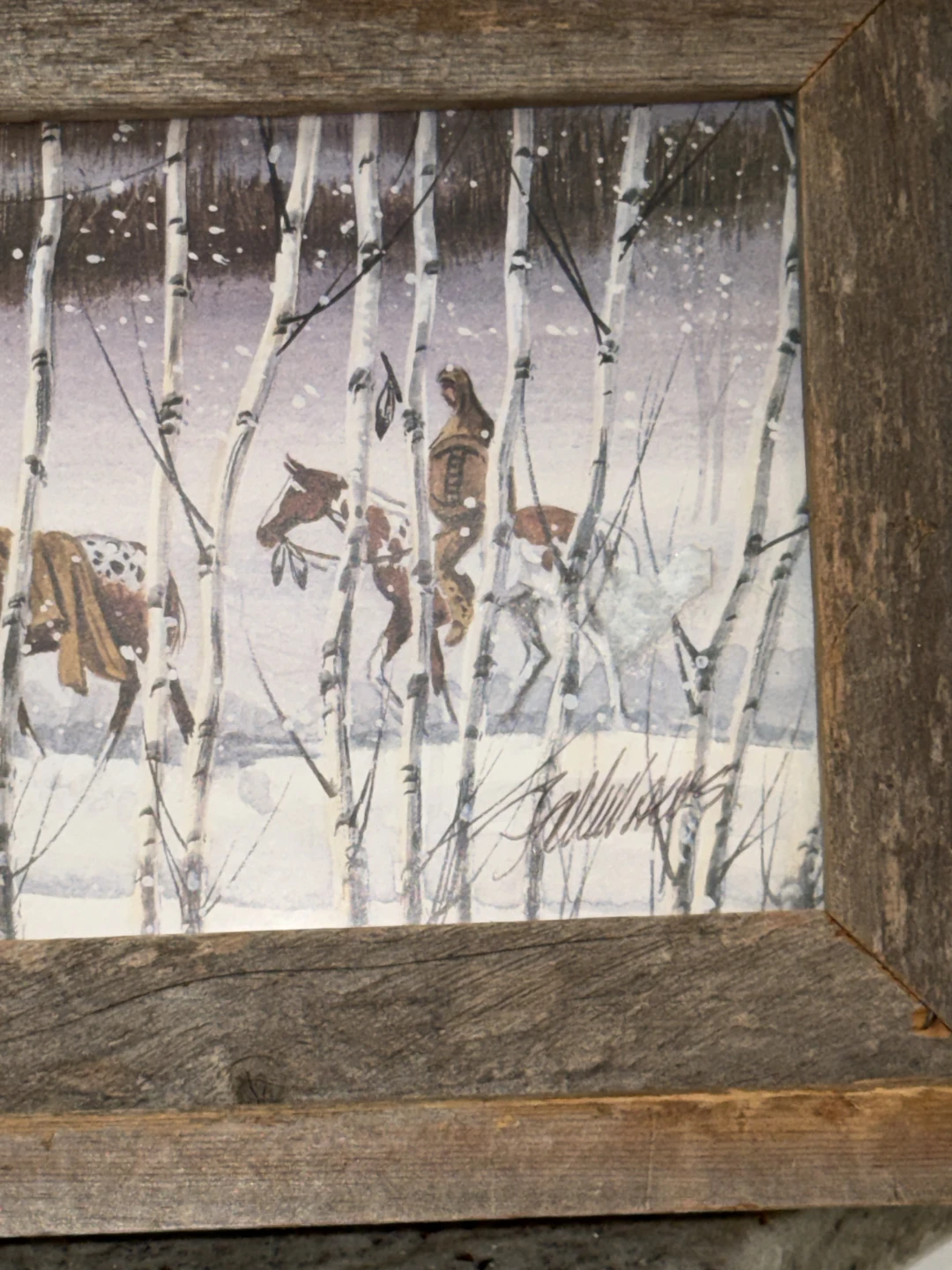 Bev Doolittle "Sacred Ground" Painting 1989 - photo 4