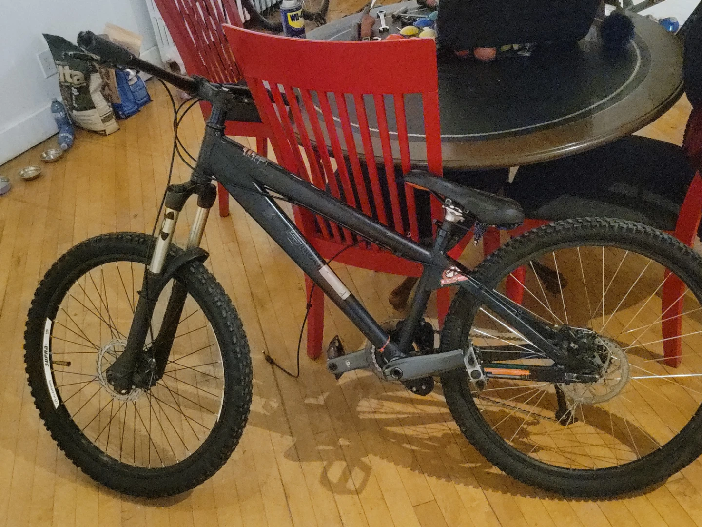 Norco black mountain bike