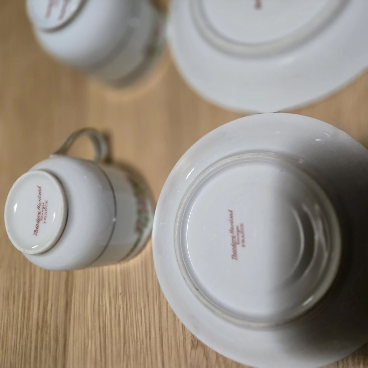 Theodore Haviland Limoges France Coffee Cups and Saucers - photo 4