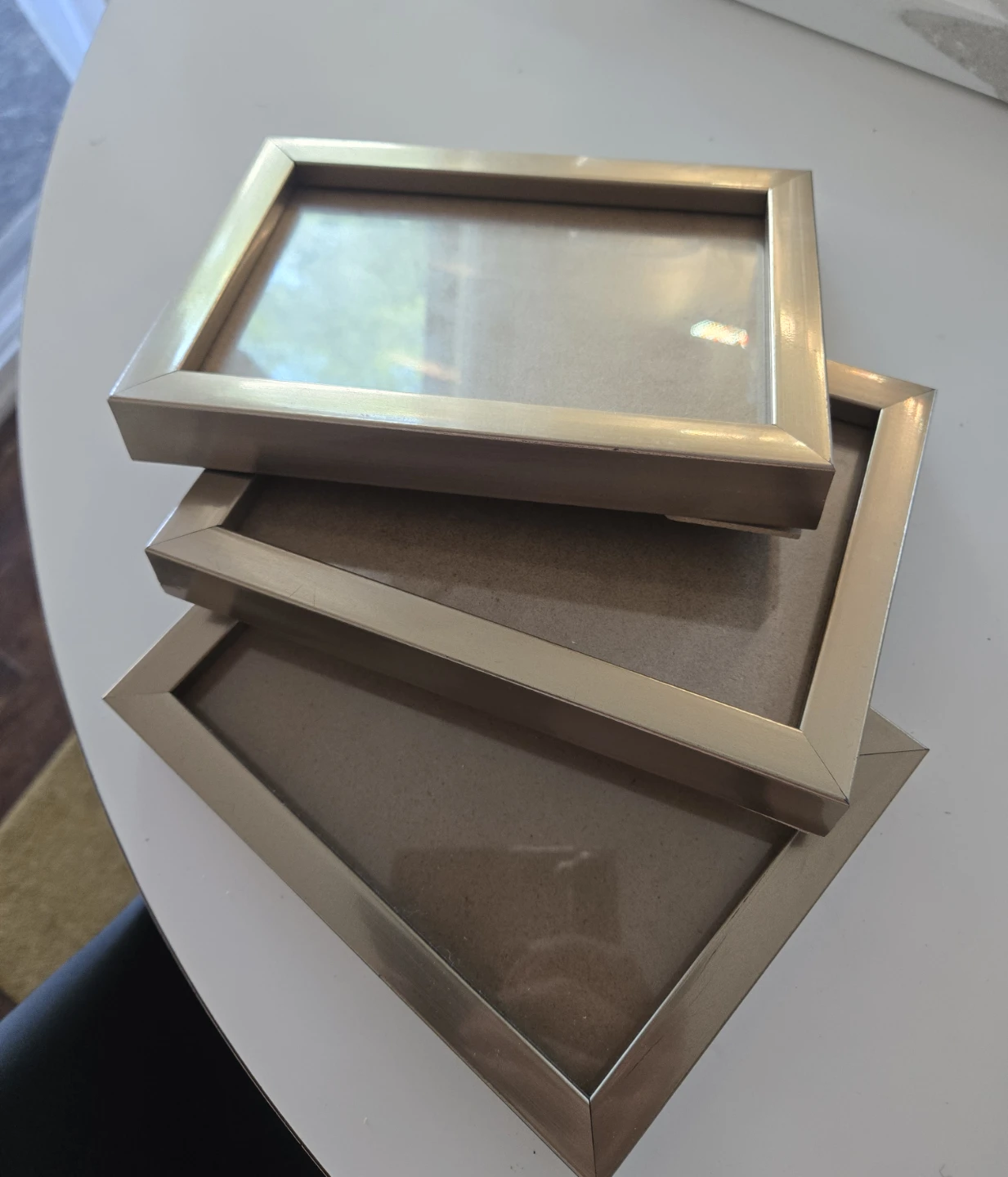 Set of 3 Gold Picture Frames