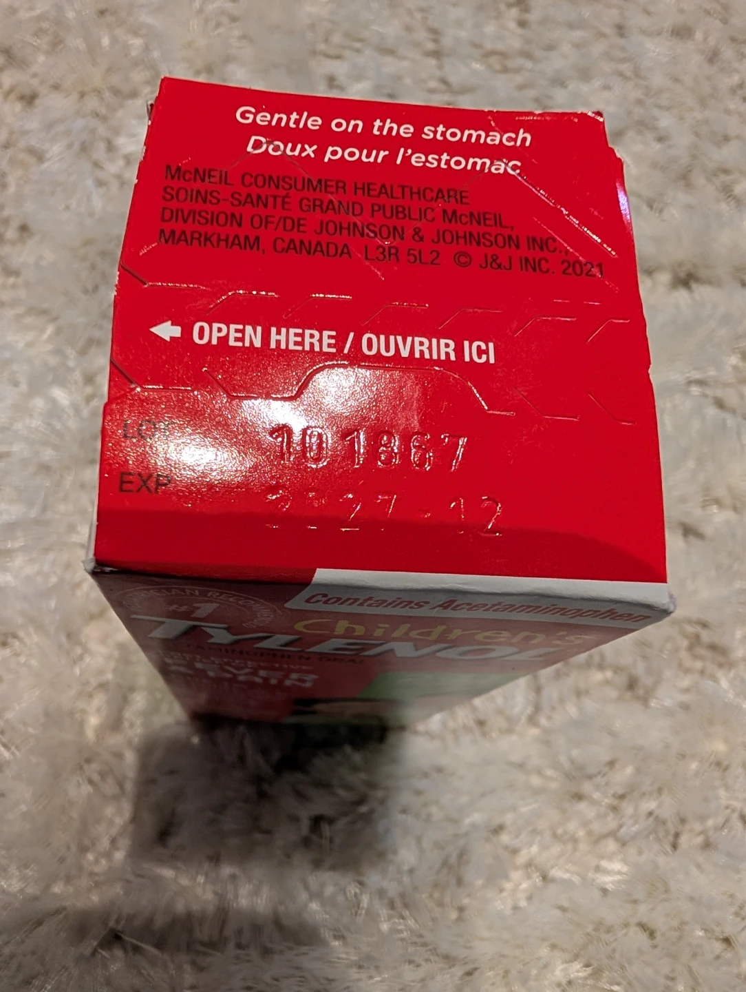 Children's Tylenol Banana Berry Flavour - photo 2