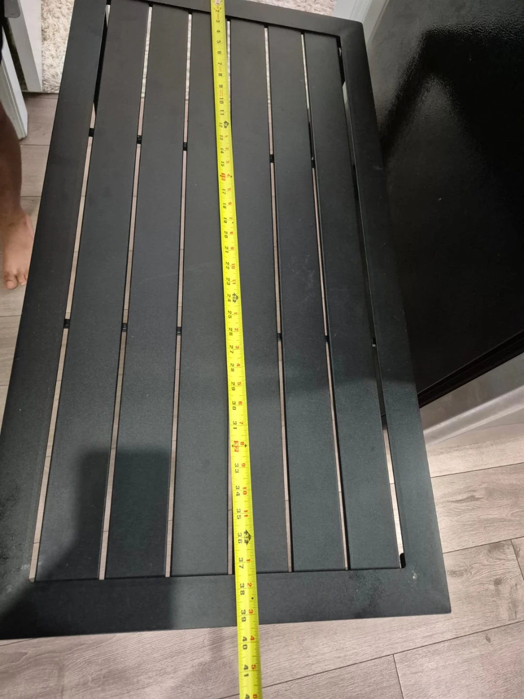 Black Outdoor Coffee Table - photo 4