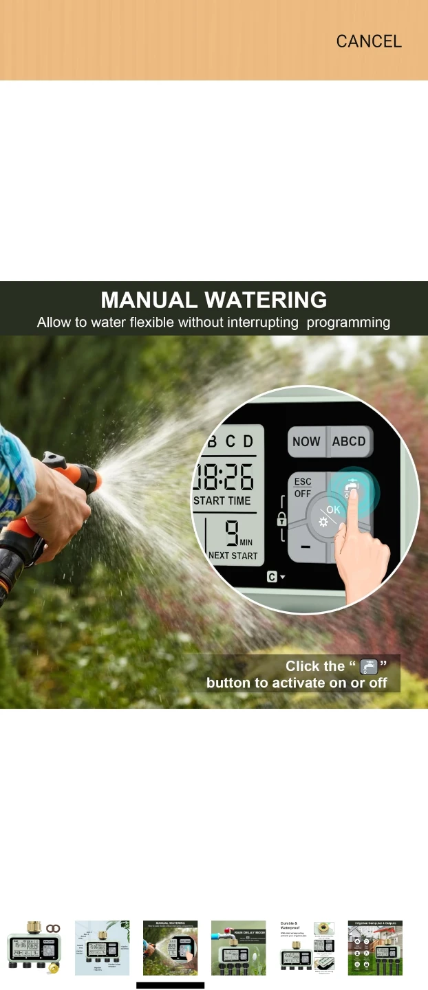 4-Zone Automatic Garden Hose Timer - photo 3