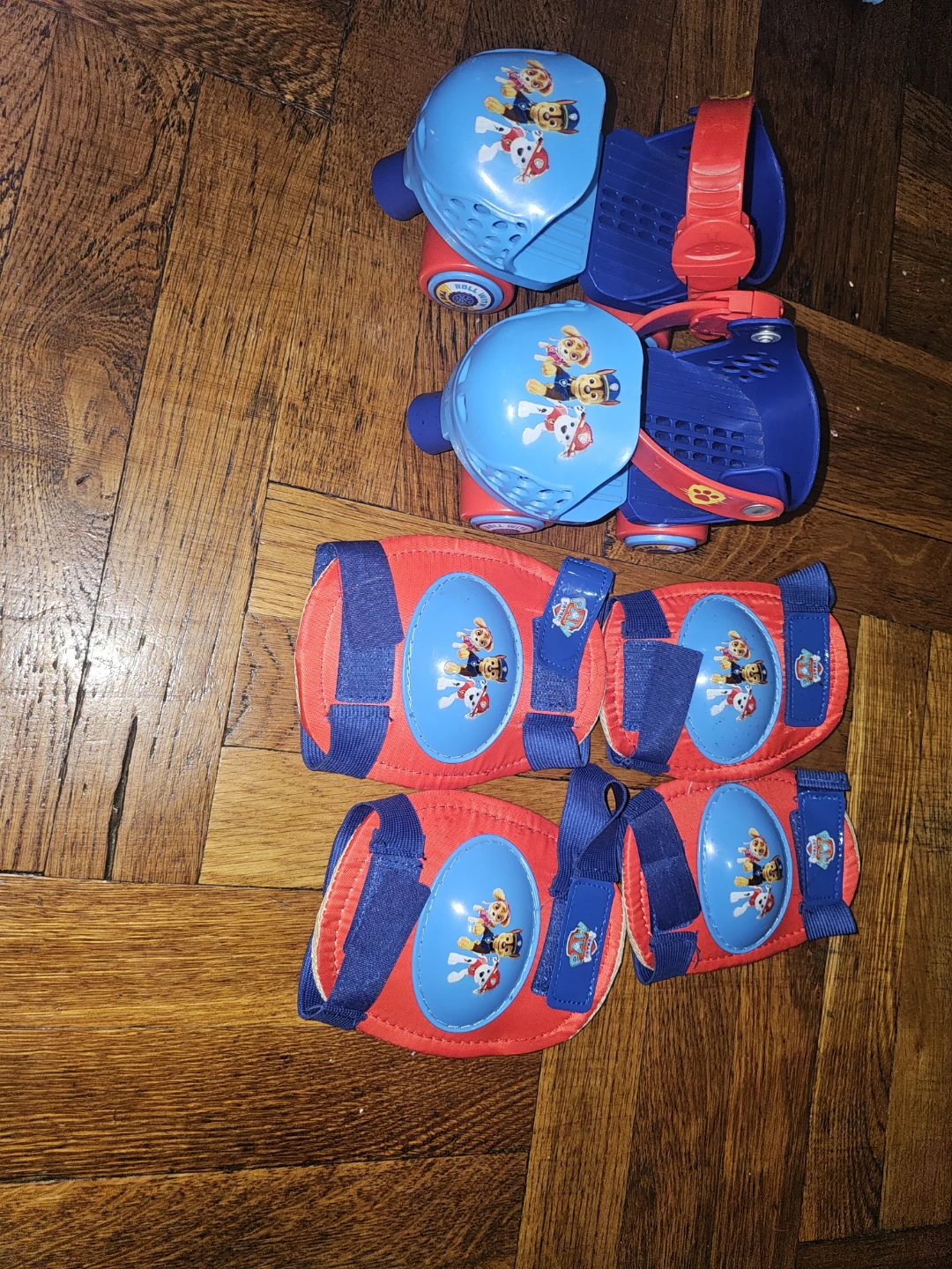 Paw Patrol Adjustable Roller Skates with Pads