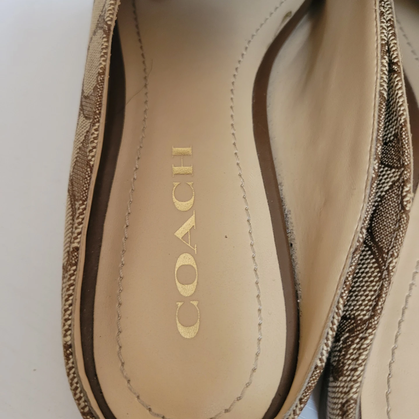 Coach Signature Canvas Mules Women's Loafers Shoes - photo 4