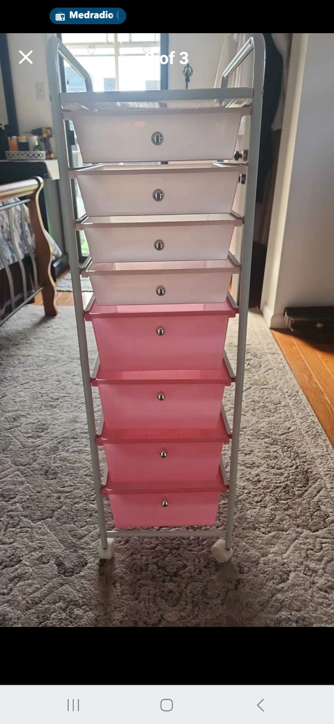 Rolling Drawer Storage Cart Organizer - photo 2