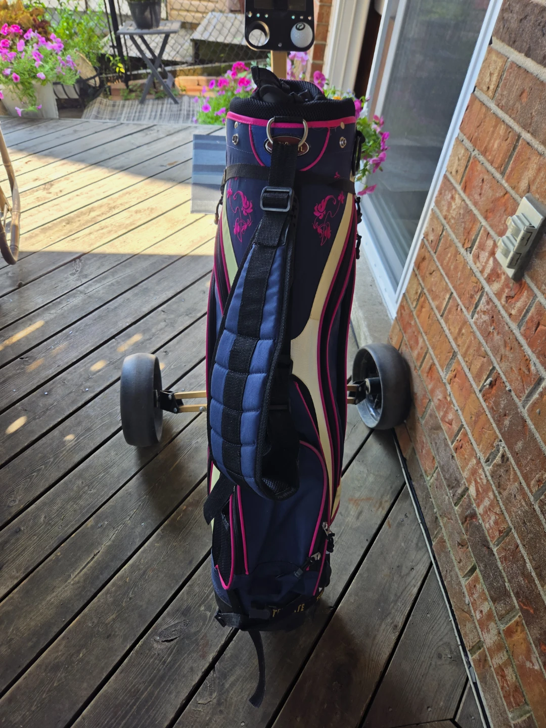 Wilson Golf Bag with Push Cart