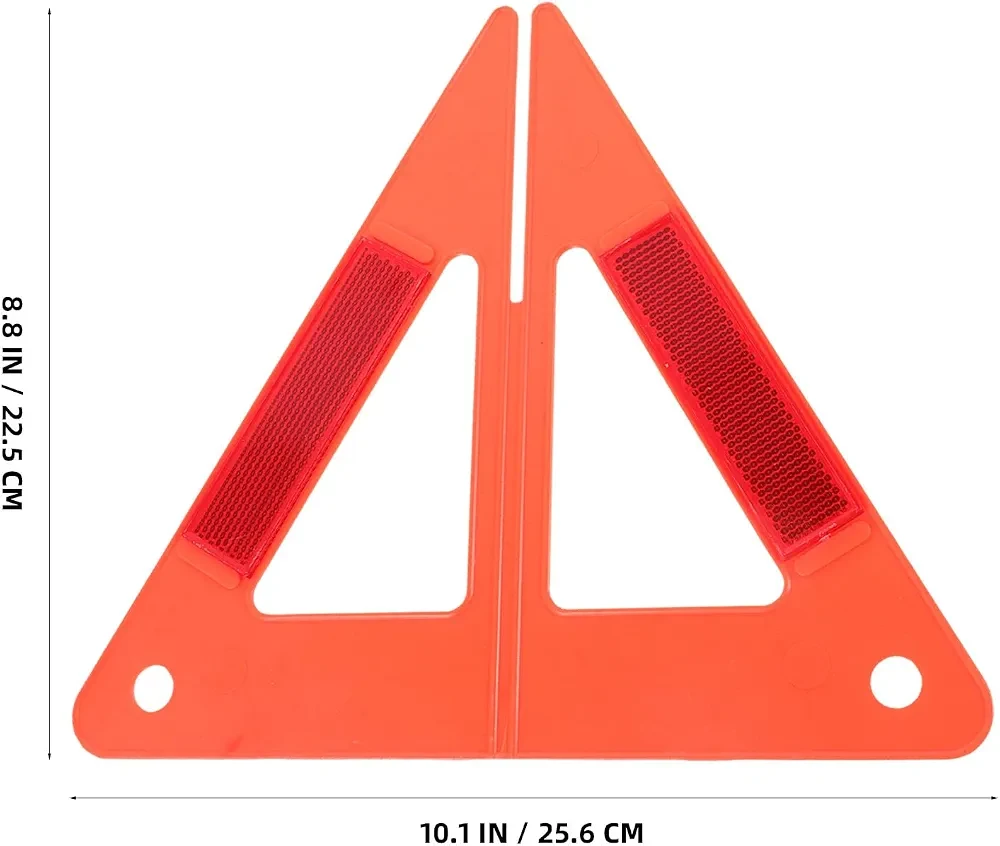 ErinGoGo Orange Safety Warning Triangle Reflector - photo 5