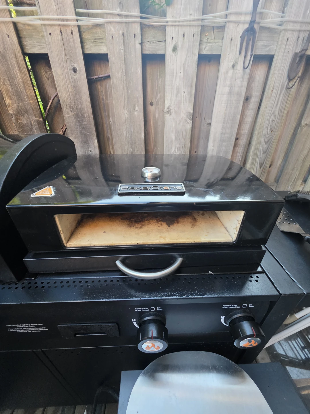 BakerStone Pizza Oven with Napoleon Pizza Peel