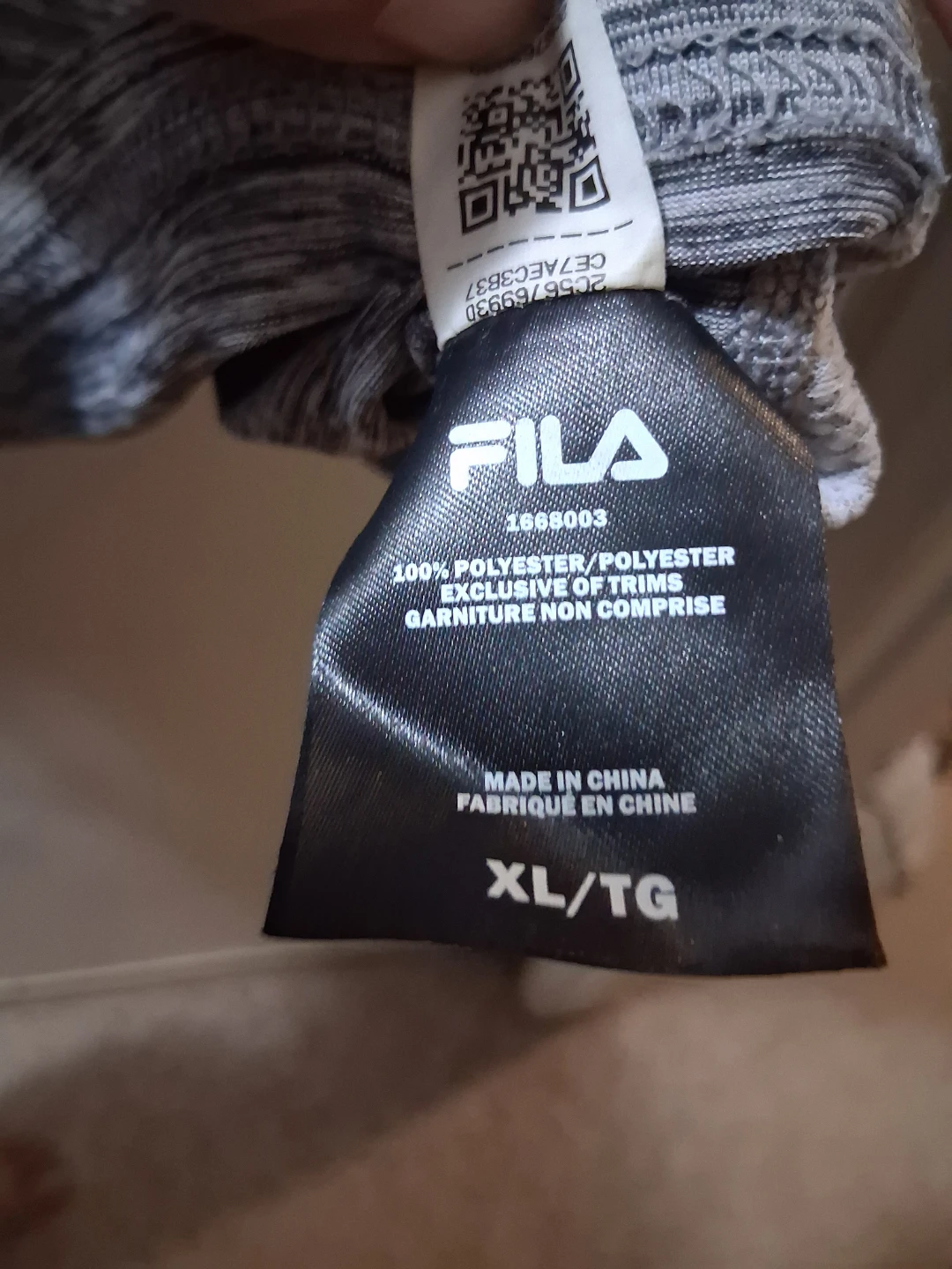 Fila Men's Heather Grey Performance T-Shirt XL/TG - photo 2