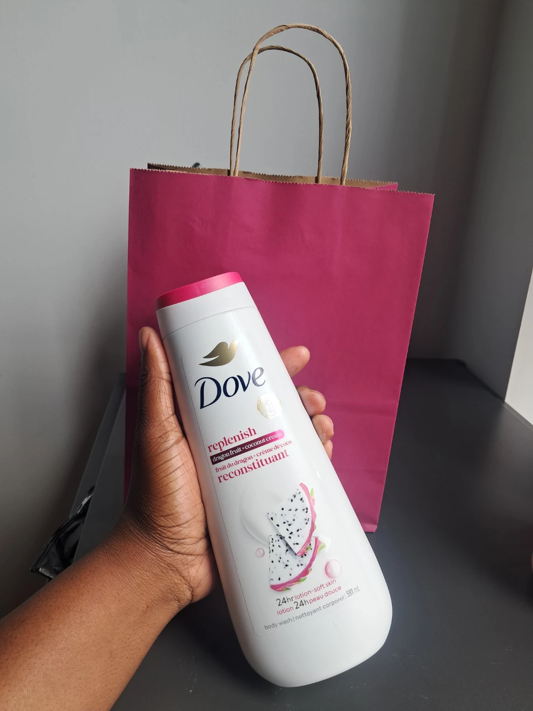 Dove Replenish Body Wash & Body Scrub - photo 2