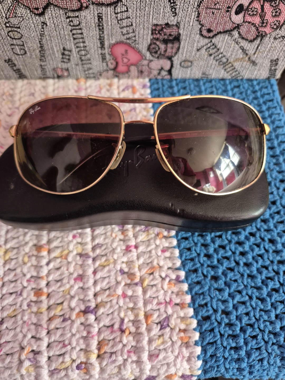 Ray-Ban Aviator Sunglasses with Case - photo 2