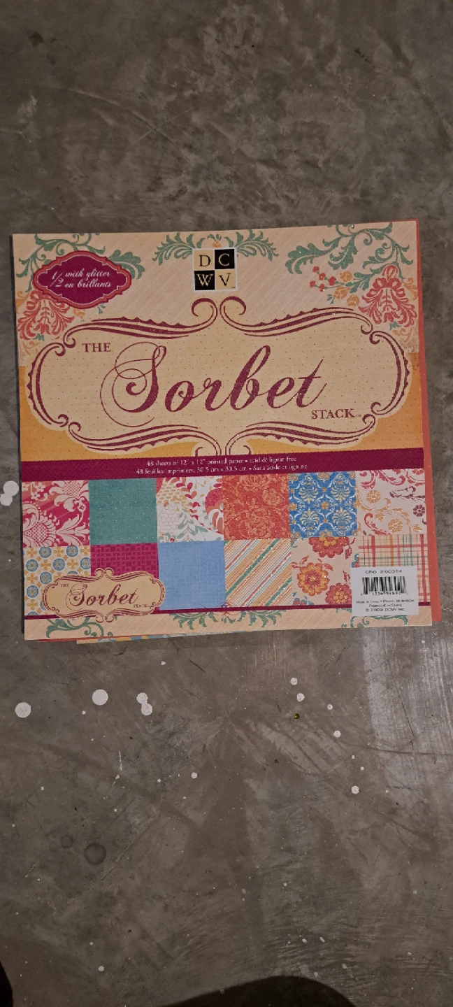 Scrapbook Paper- Sorbet Stack