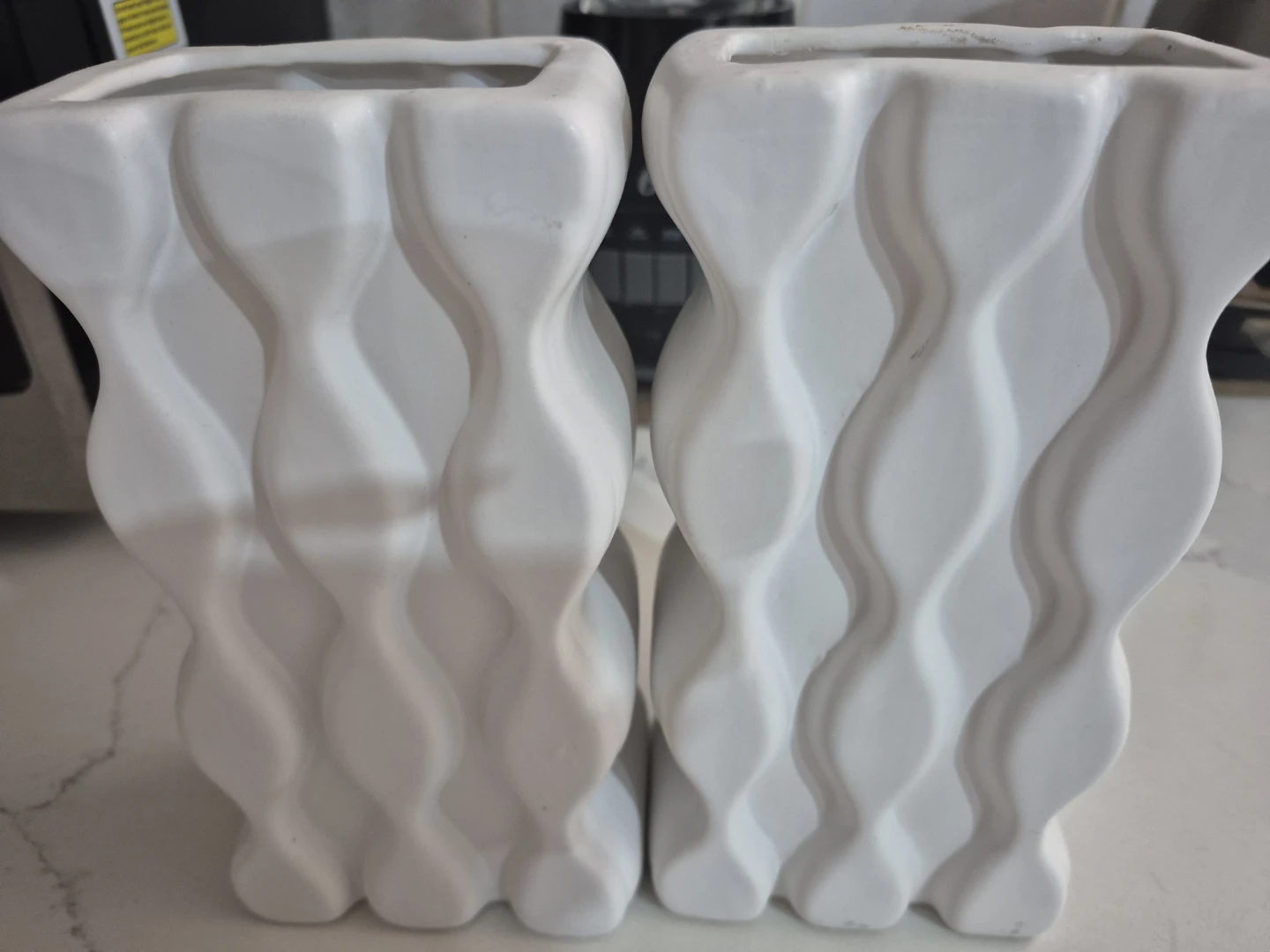 White Decorative Vases Set