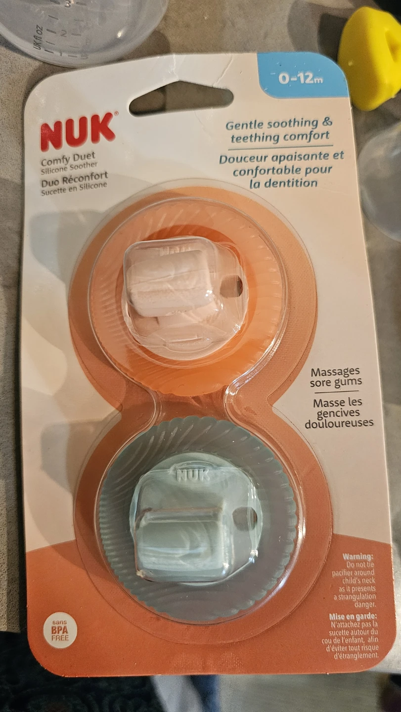 NUK Comfy Duet Silicone Soothers