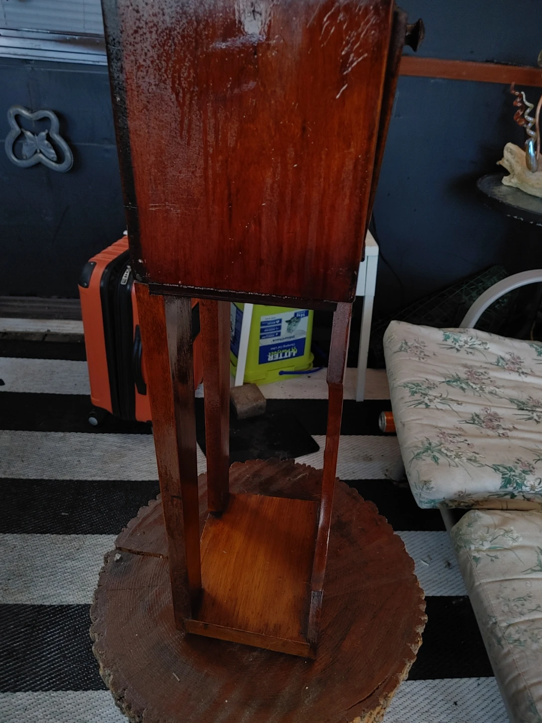 Wooden Side Table with Drawer - photo 2