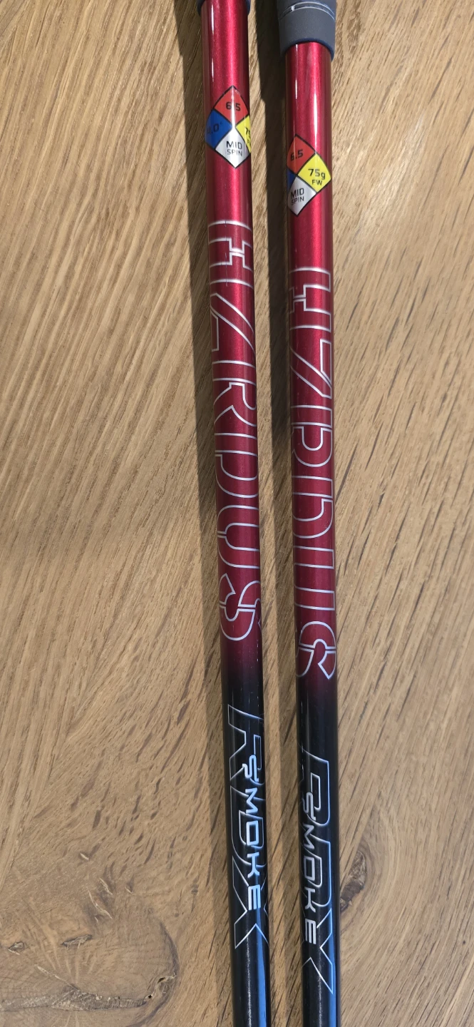 HZRDUS Smoke RDX 5wood and 3wood shafts
