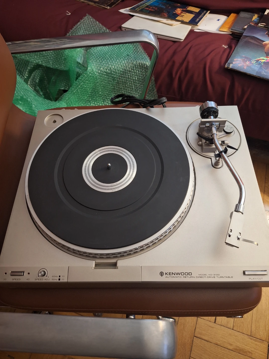 Kenwood KD-3100 Automatic Return Direct Drive Turntable