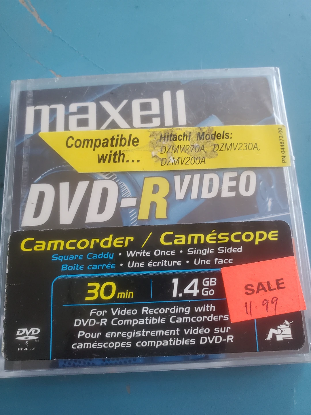 Maxell DVD-R Video Camcorder / Caméscope Discs