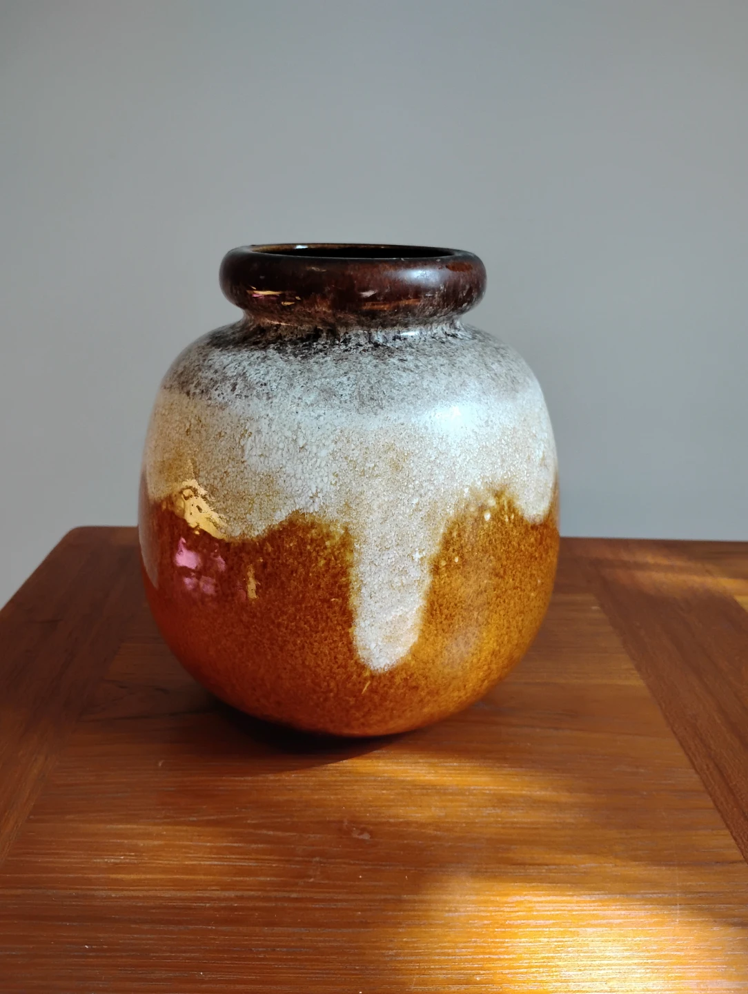 Retro Drip Glaze Ceramic Vase - photo 5