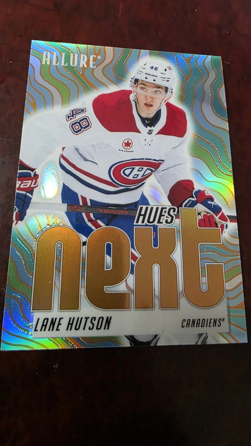 2025-26 Upper Deck Allure Hockey Card - Lane Hutson