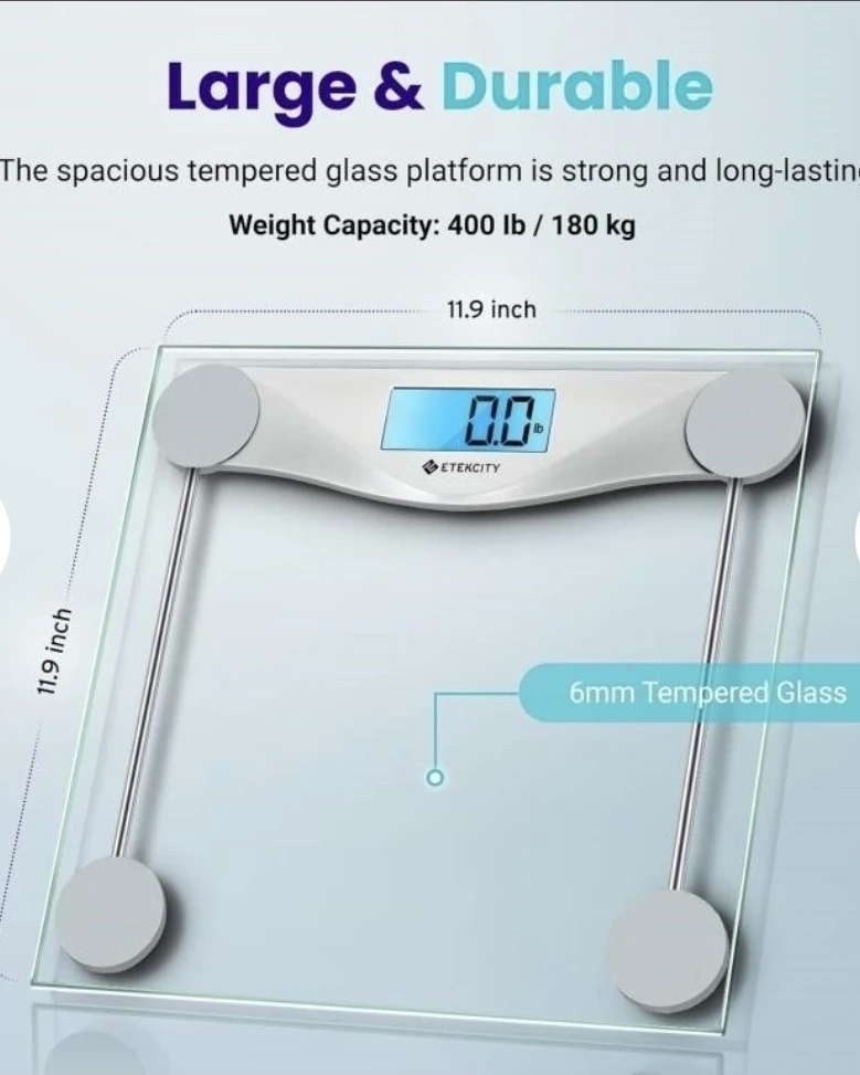 Etekcity Digital Body Weight Scale - photo 2