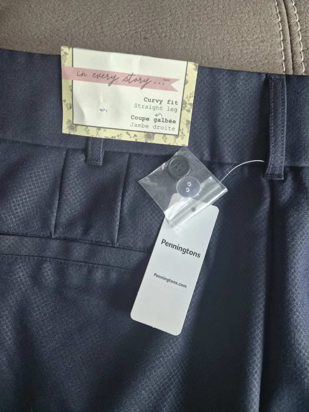 Penningtons Women's Curvy Fit Straight Leg Pants Size 22 - photo 4