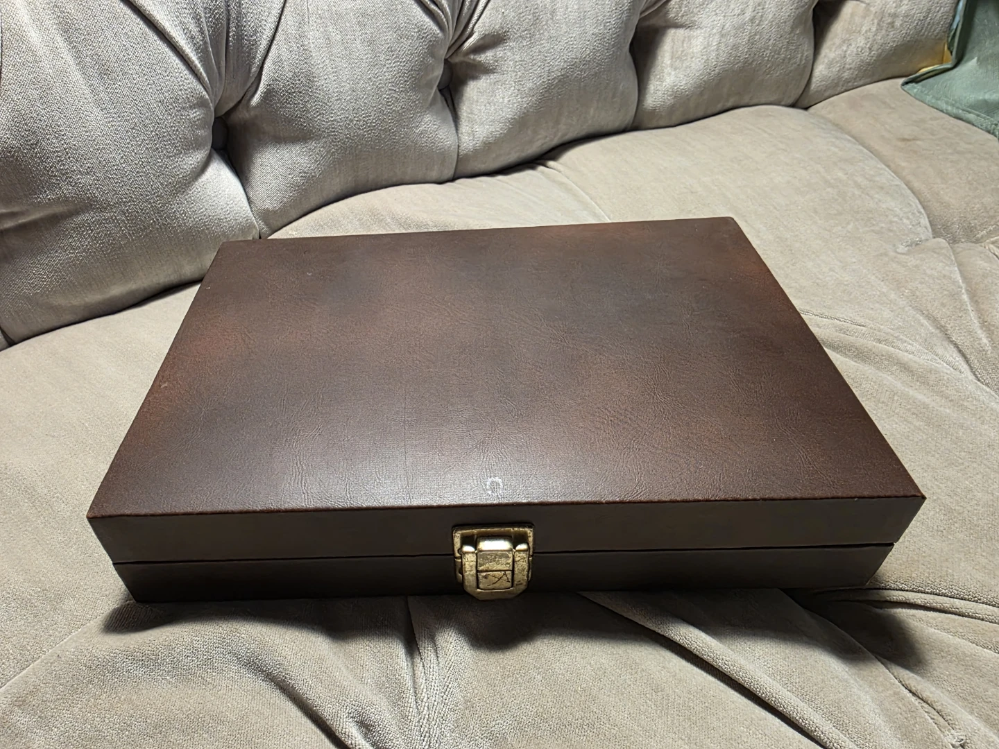 Leather Backgammon Set - photo 2