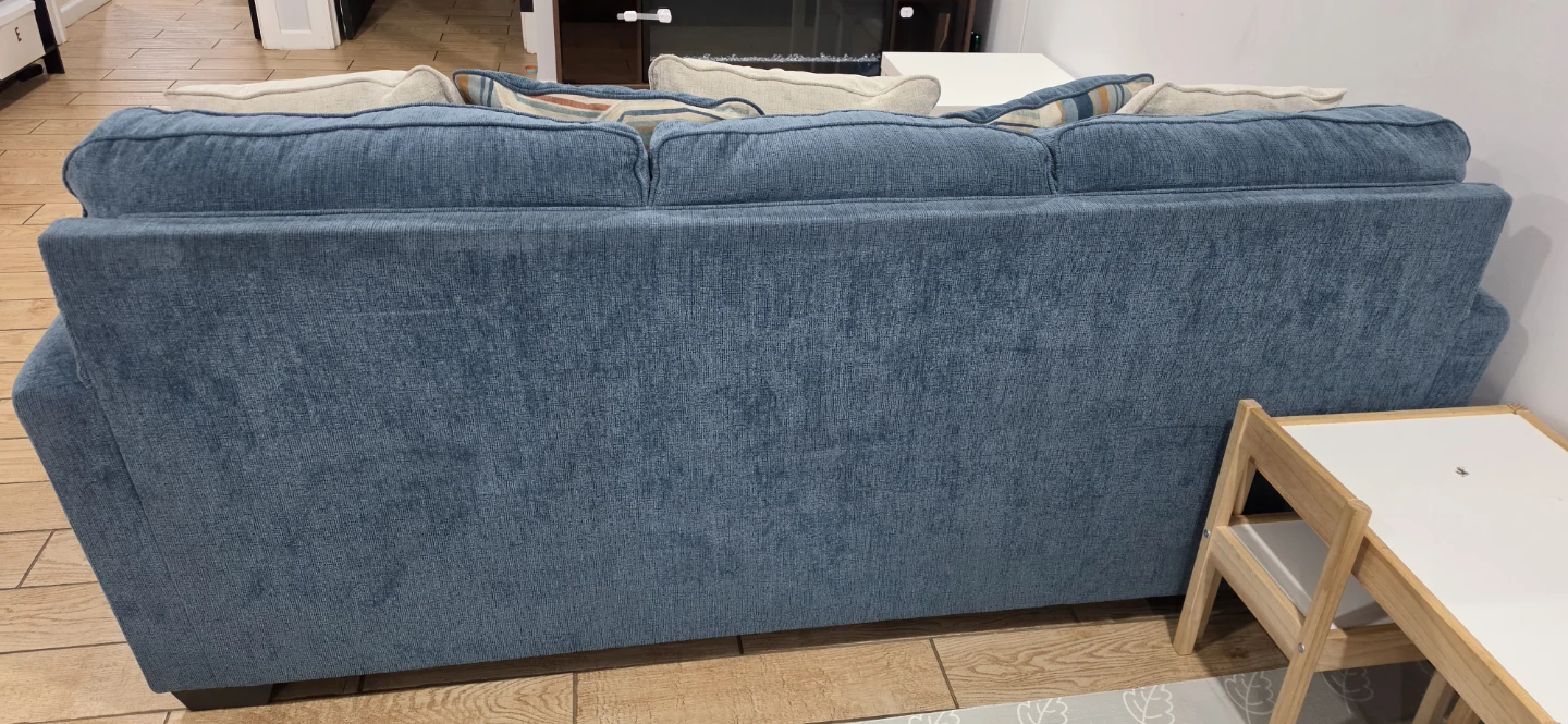 Blue 3-Seater Sofa / Couch — $175 OBO
