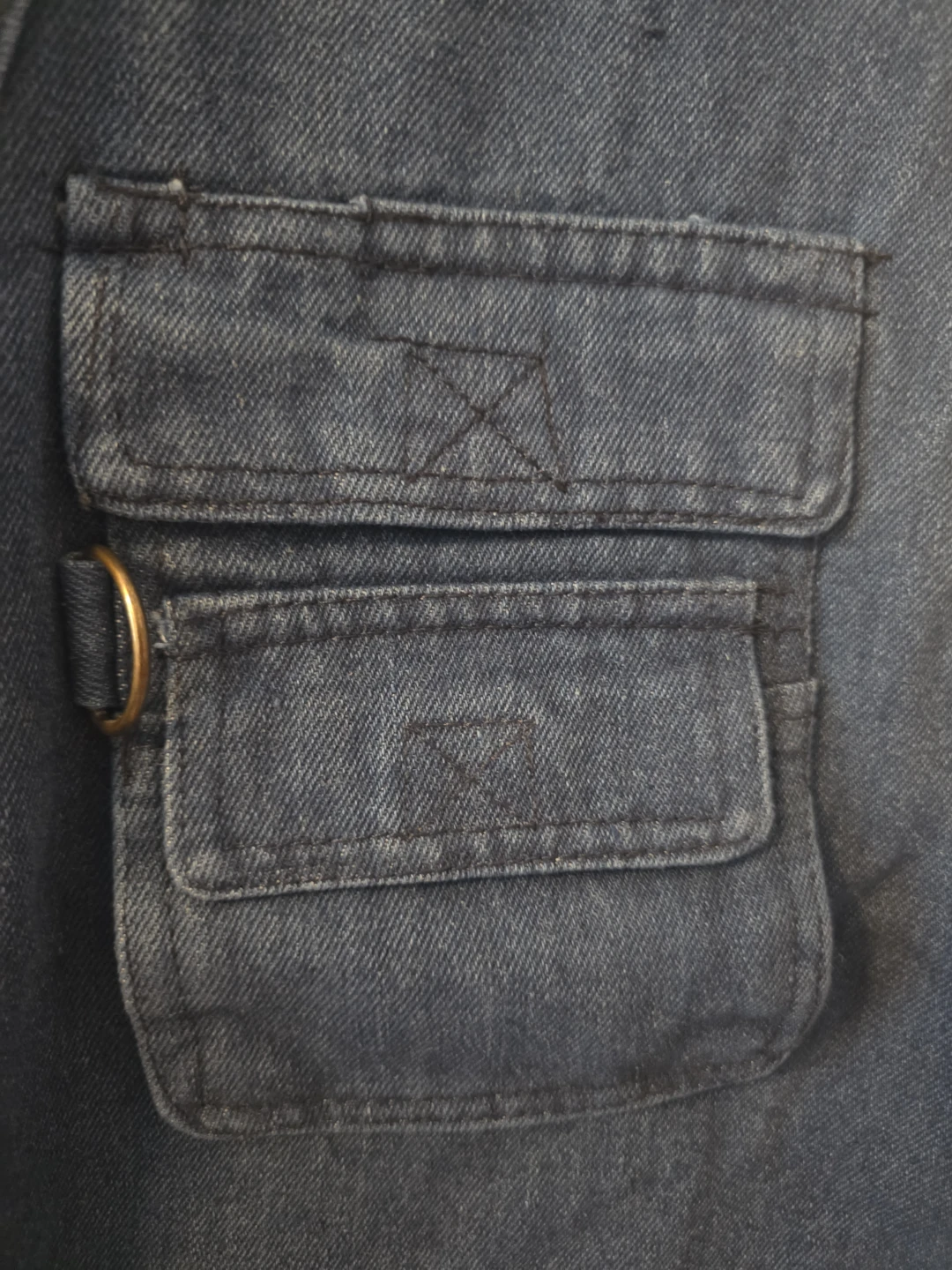 OU YA WOLF Denim Vest - XL - photo 4