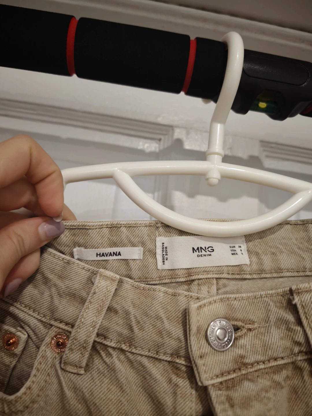 MANGO Denim Havana Straight Leg Jeans - Tan - photo 2