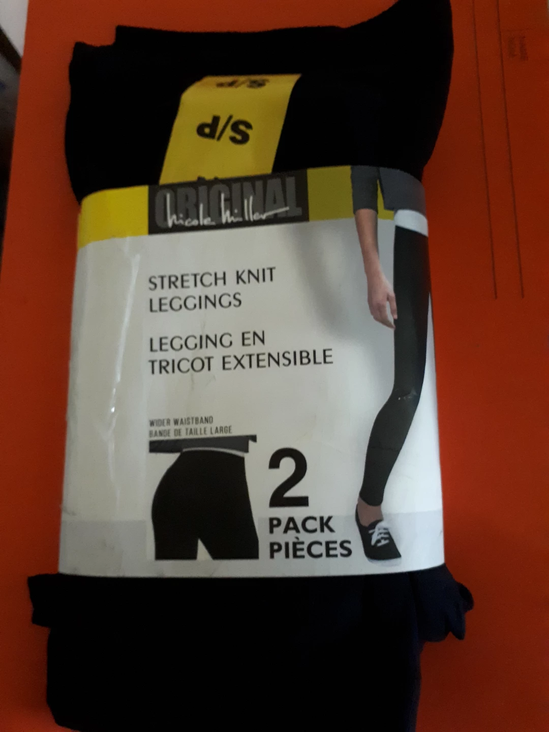 Brand new Nicole Miller Stretch Knit Leggings - 2 Pack