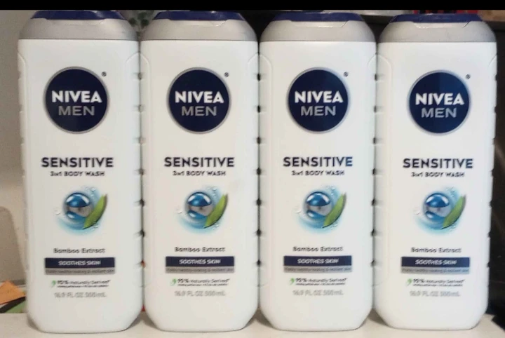 Nivea Men Body Wash 4-pack - Sensitive Bamboo