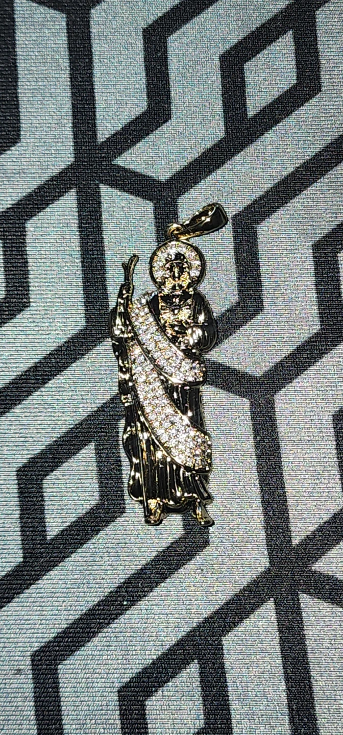 Gold plated St. Jude Pendant - photo 2