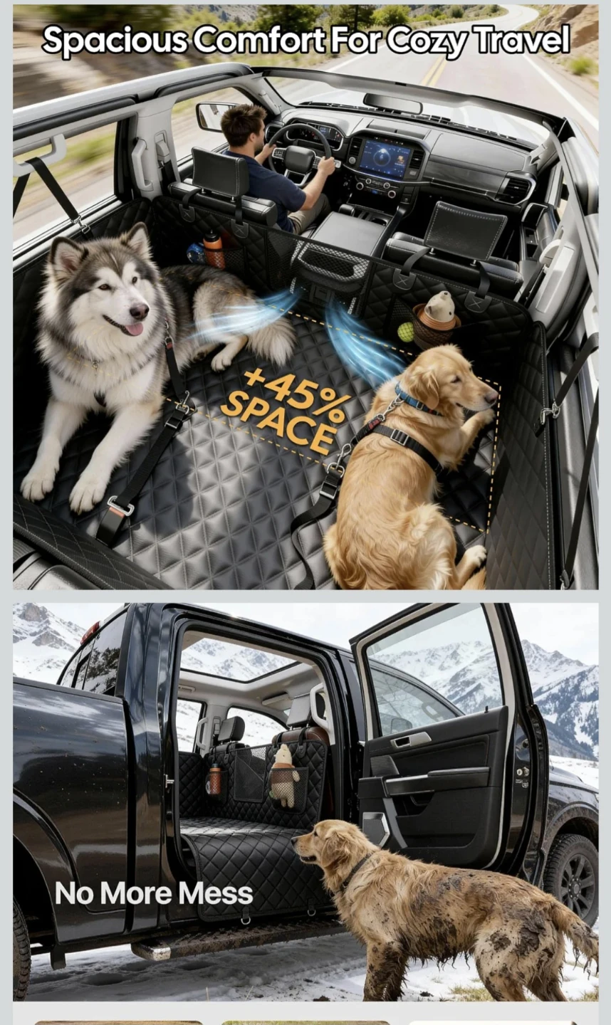 Wigoo Dog Truck Seat Cover XL - photo 3