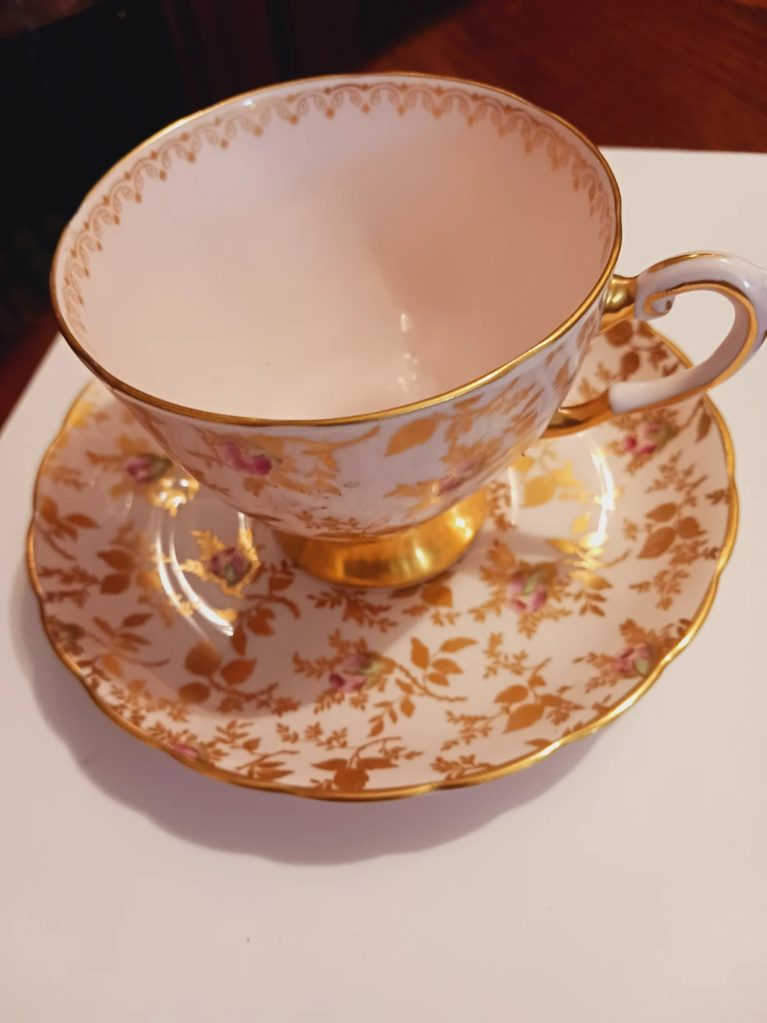 Tuscan Fine English Bone China Tea Cup and Saucer - photo 2
