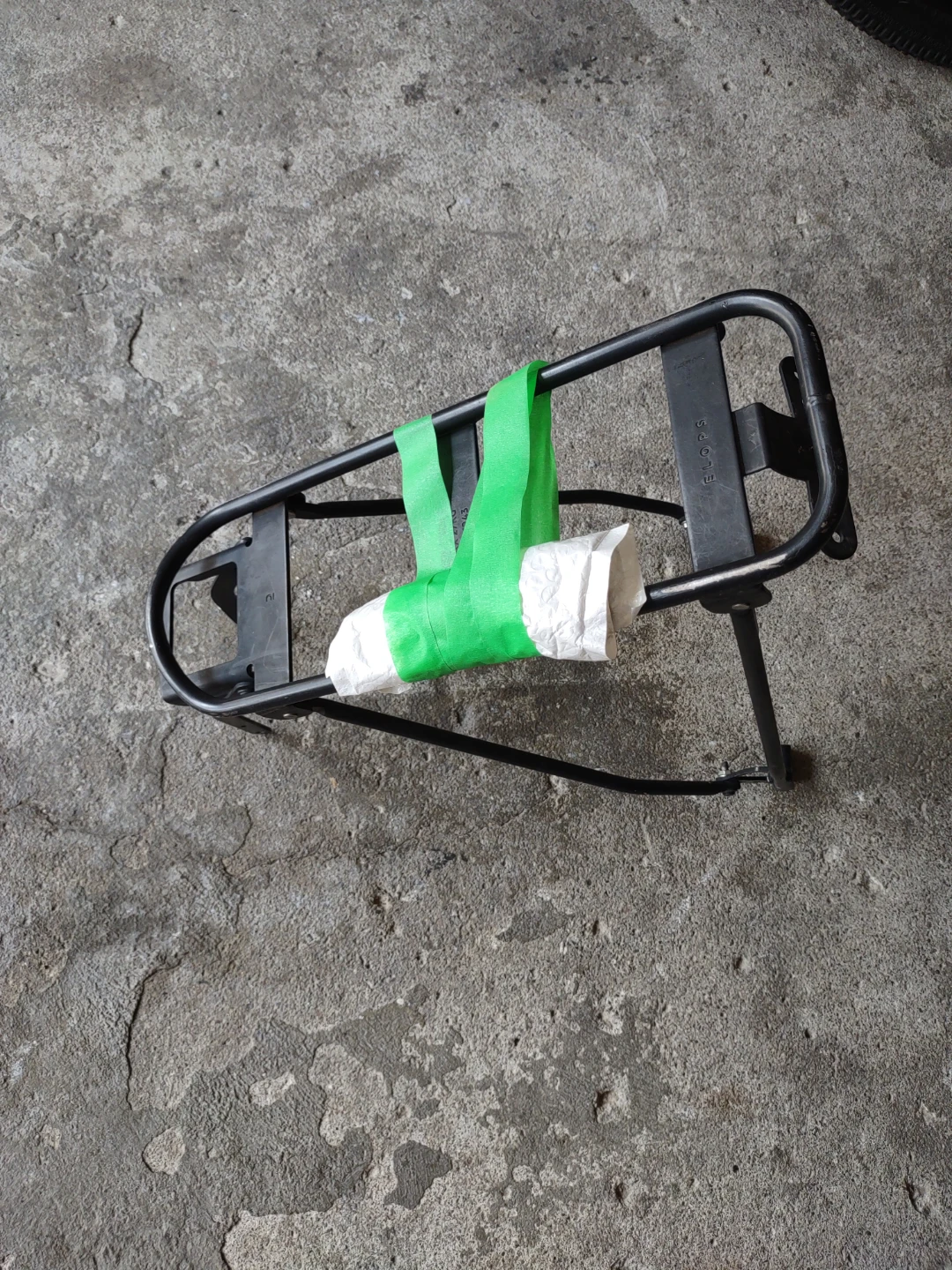 Black Bicycle Rear Rack