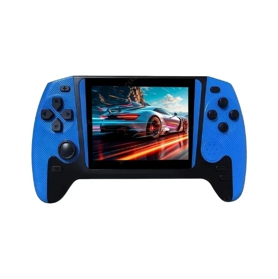 Blue Handheld Gaming Console