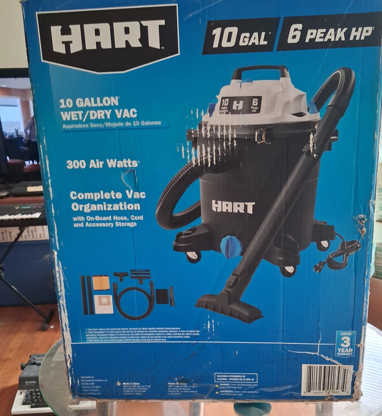 HART 10 Gallon Wet/Dry Vac