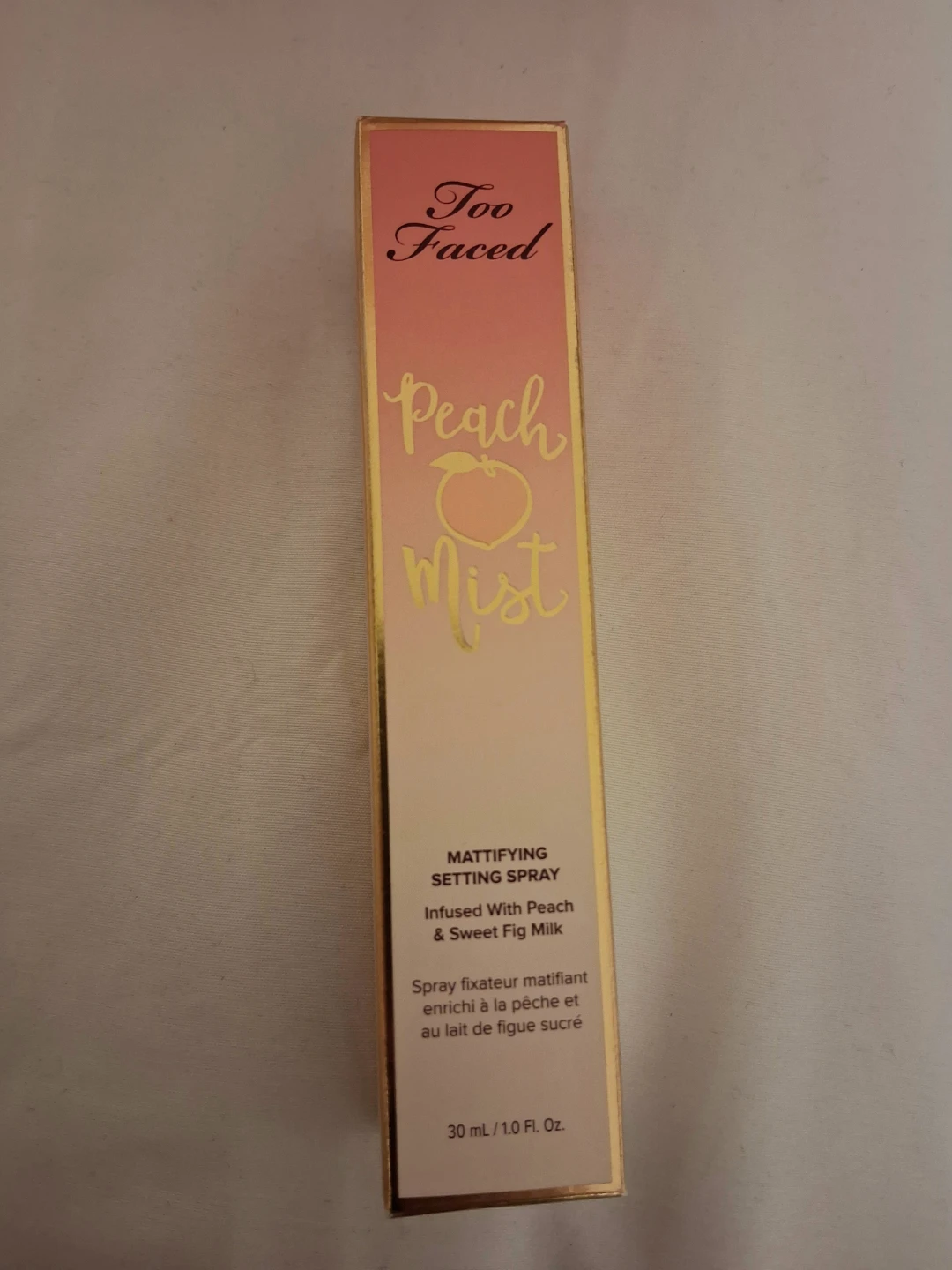 New Too Faced Peach Mist Mattifying Setting Spray 30 mL - photo 3