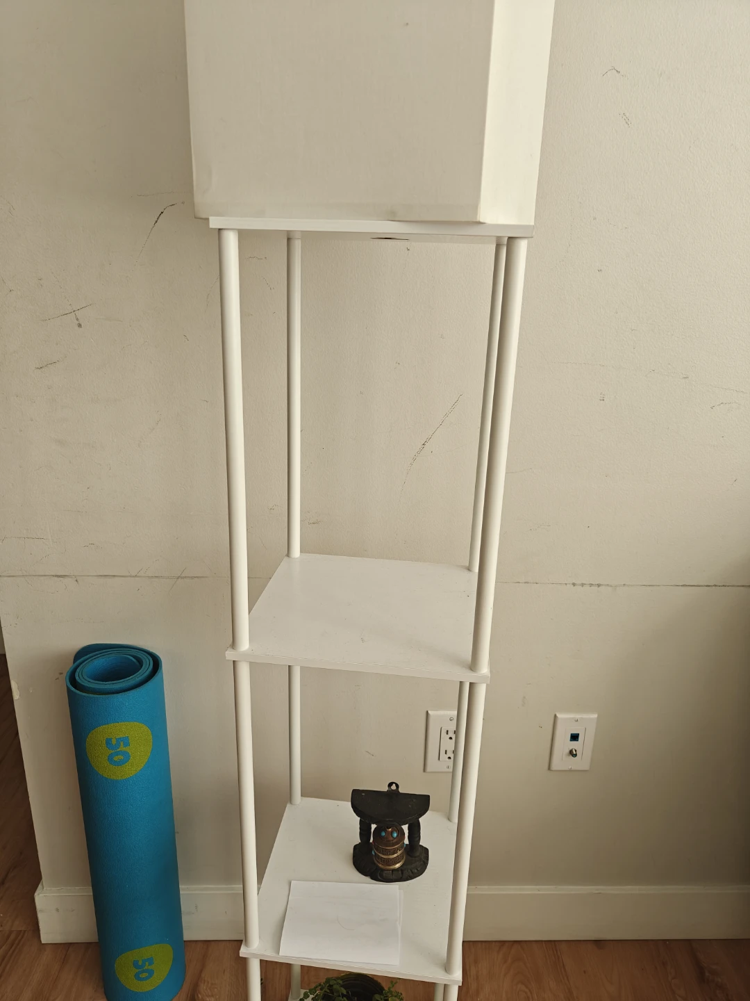 Black Floor Lamp with Adjustable Heads