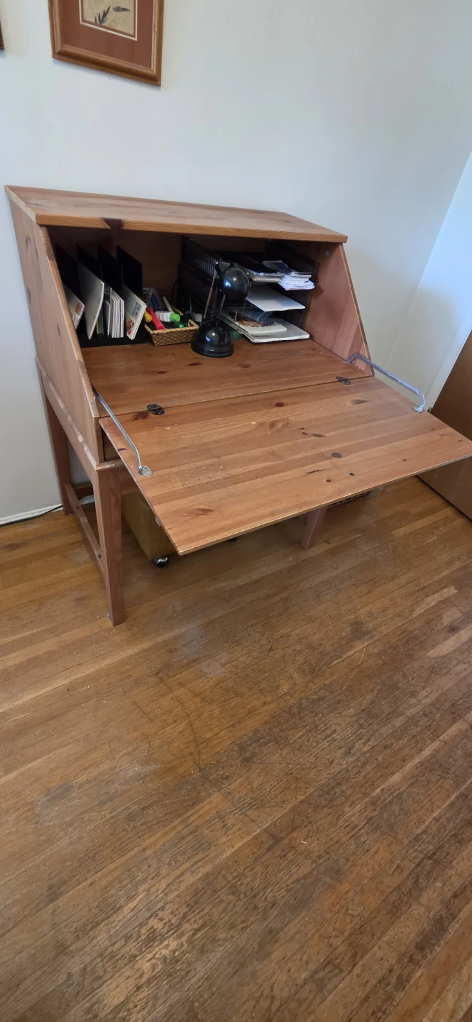 Wooden office desk