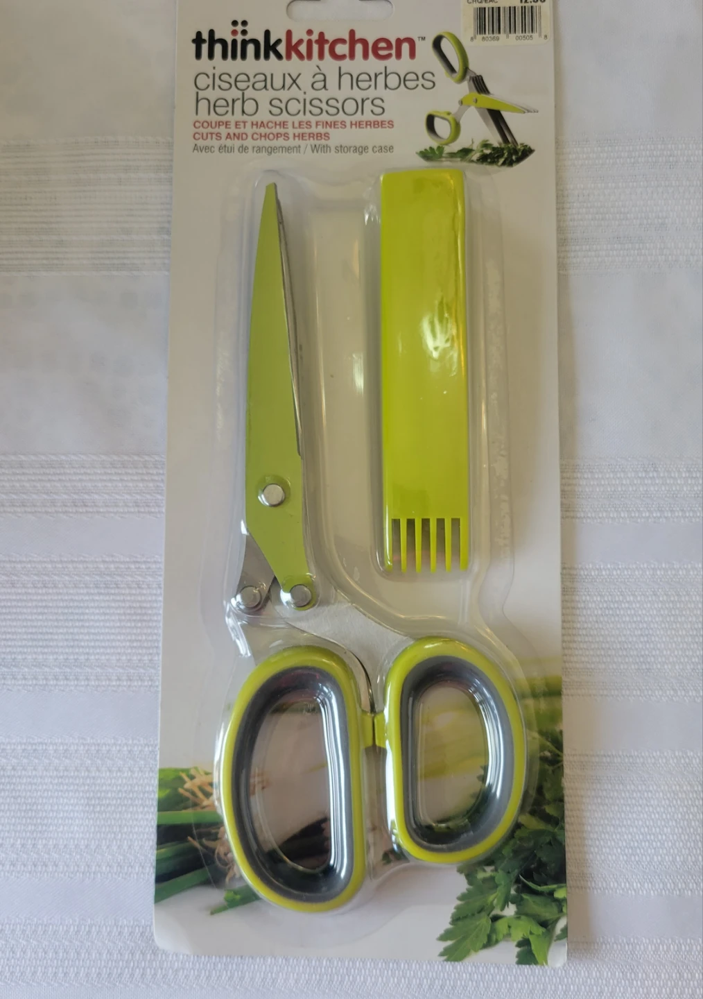 thinkkitchen Herb Scissors with Storage Case