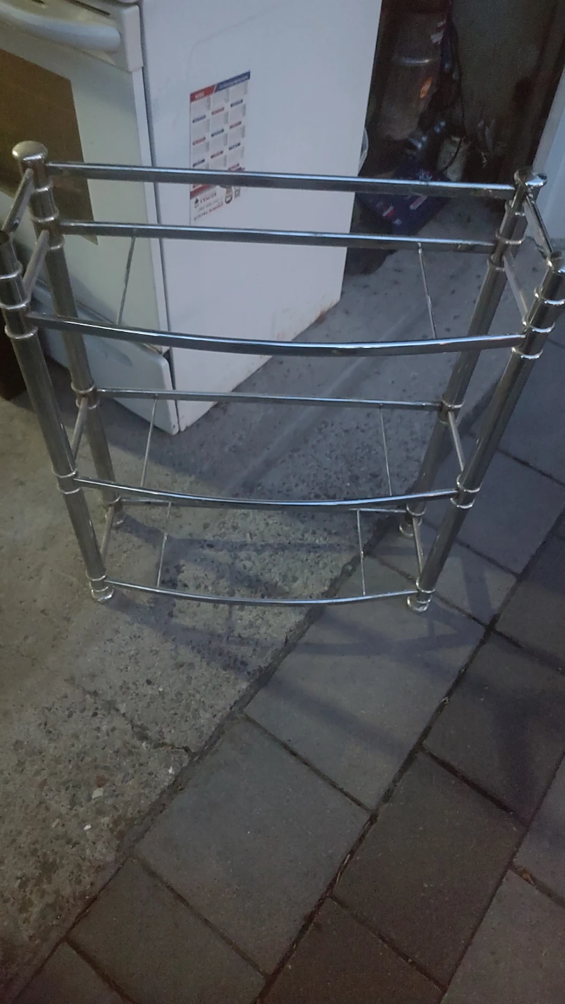 Chrome 3-Tier Shelf Rack - photo 2
