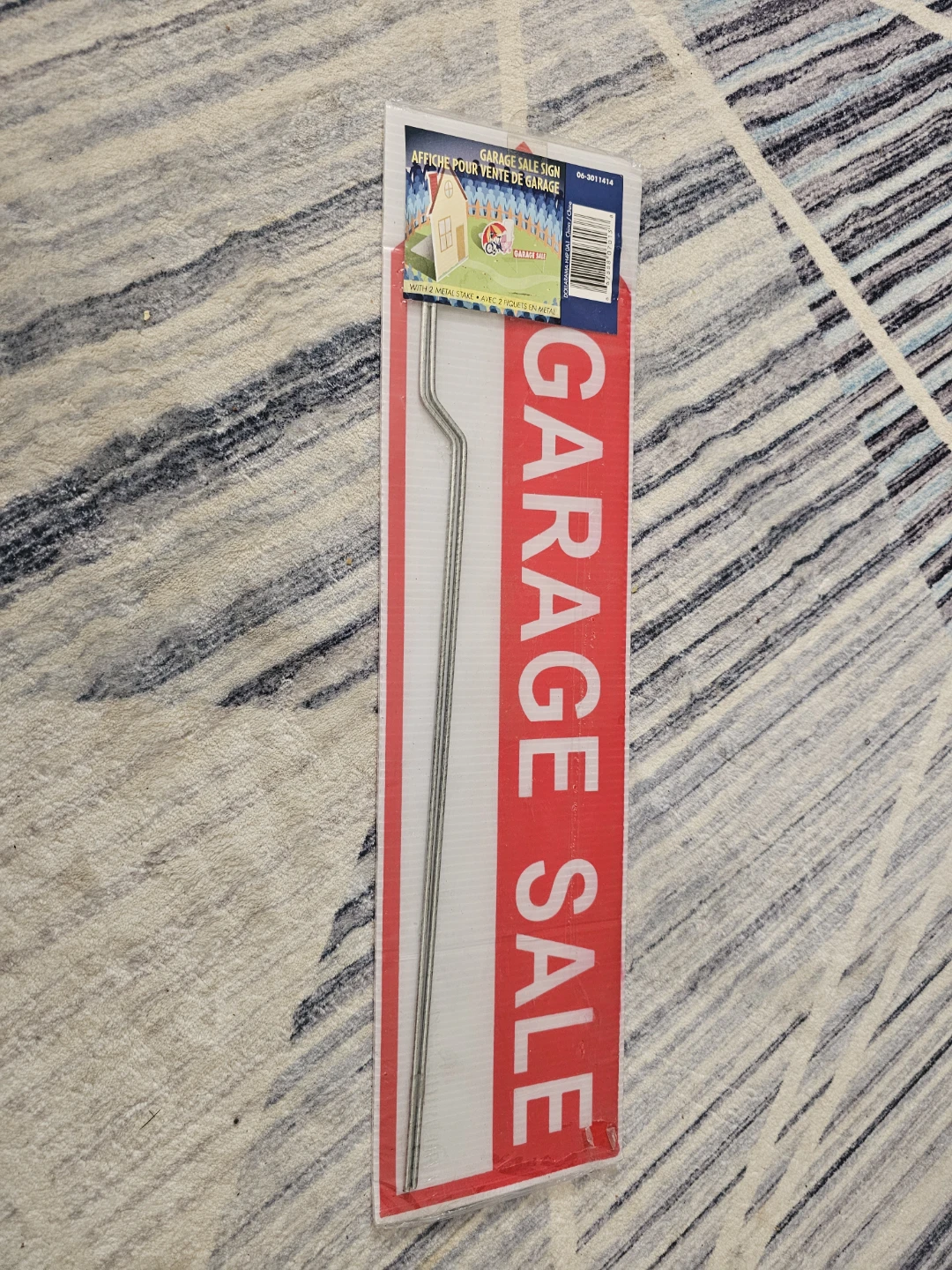 Garage Sale Sign with Stakes