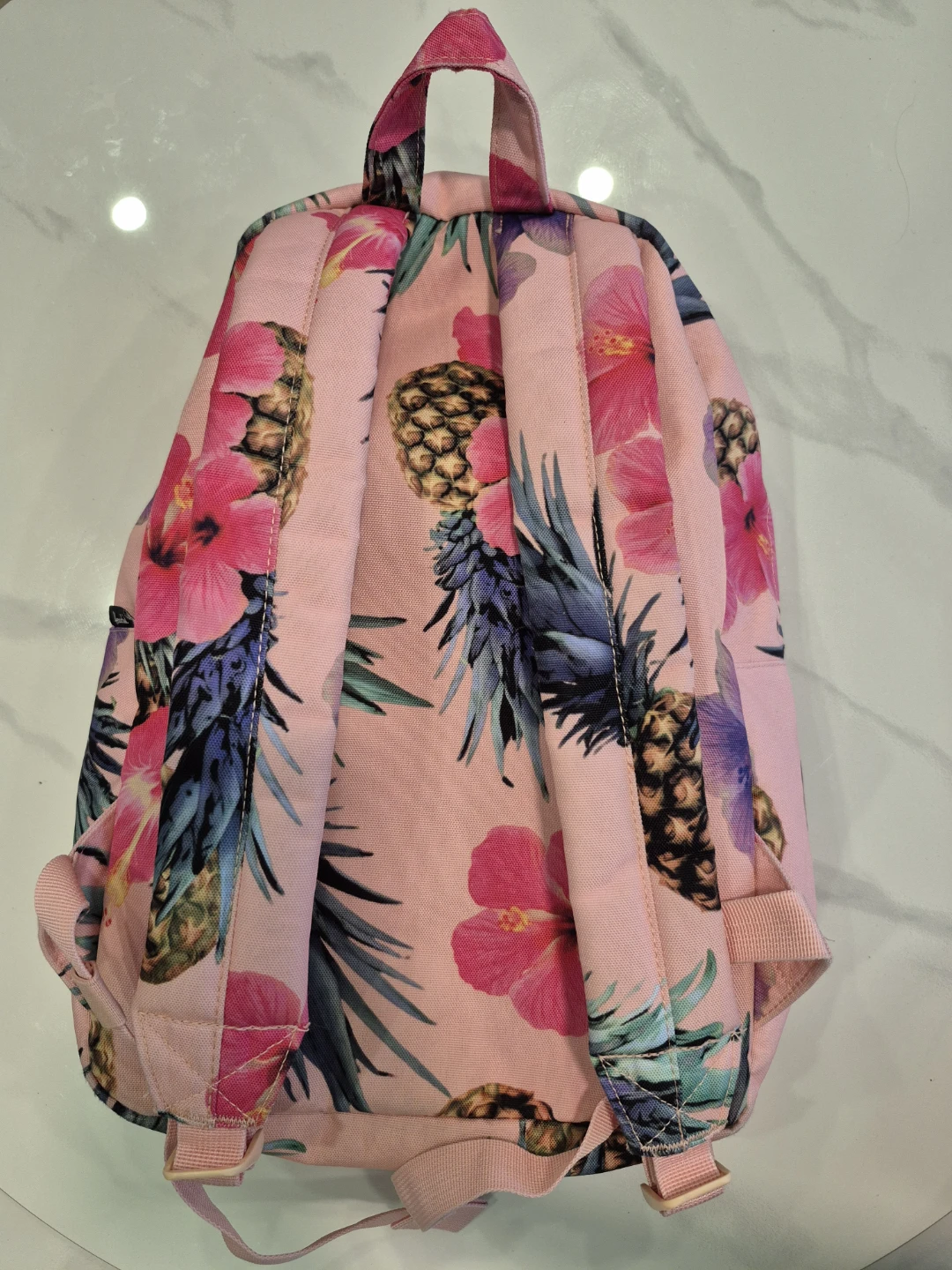 Herschel Backpack Pink Floral Pineapple Print - photo 2
