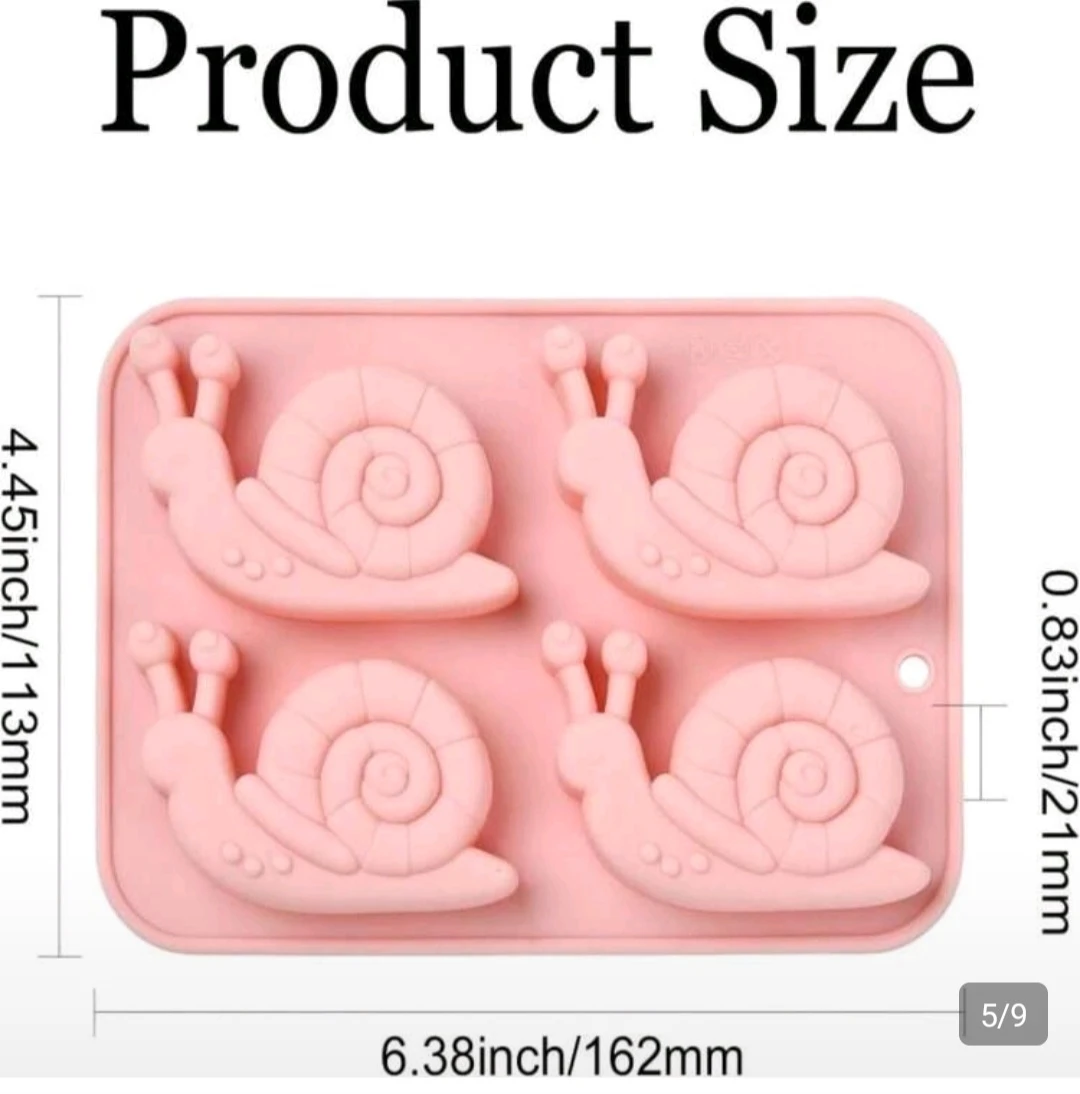 Snail silicone mold - photo 2
