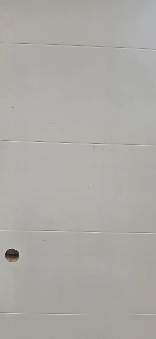 Modern White 5-Panel Interior Door - photo 2