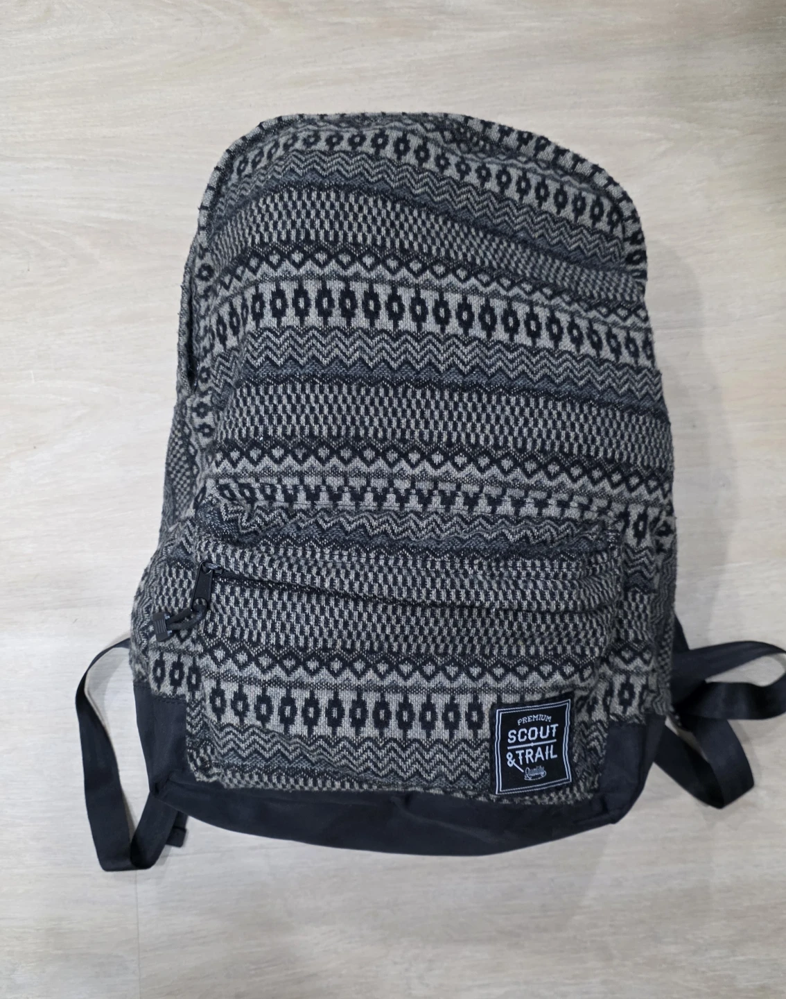 Scout & Trail patterned backpack