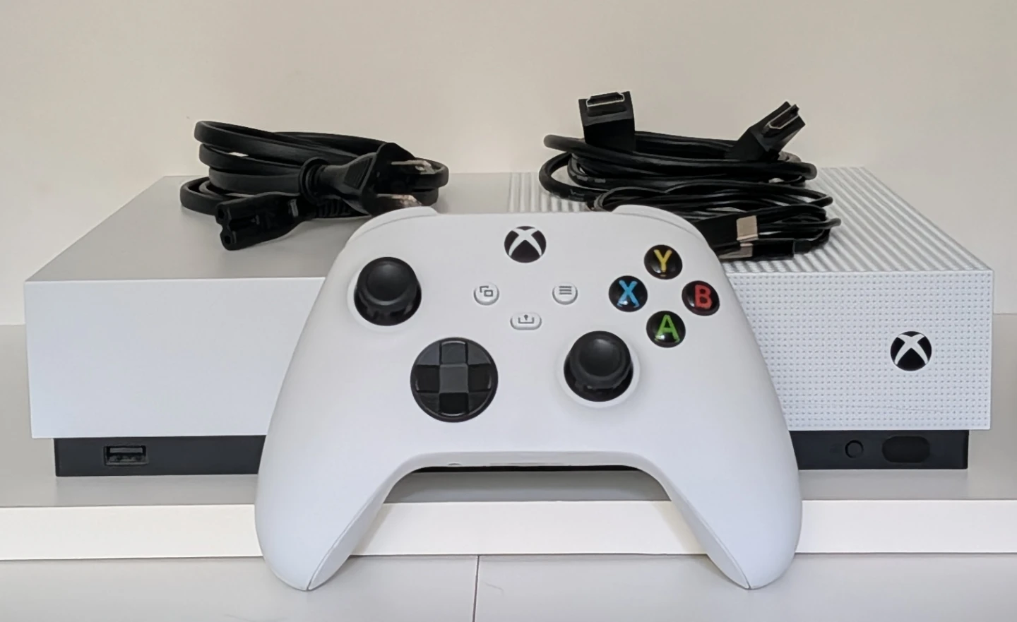 1TB All Digital Xbox One S (Not Series S) w/ Controller & Cables